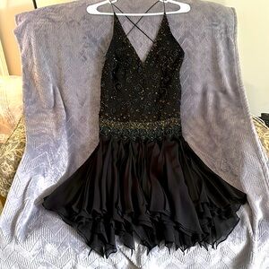 Christine Forti Beaded Cocktail Dress